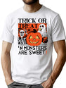 241 Trick Or Treat T-Shirt for Men & Women, T-Shirts Graphic Tee - White