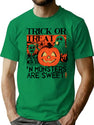 241 Trick Or Treat T-Shirt for Men & Women, T-Shirts Graphic Tee - Green