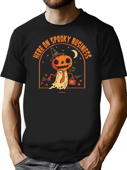 247 Spooky Business T-Shirt for Men & Women, T-Shirts Graphic Tee - Black