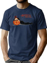 250 Halloween Greetings T-Shirt for Men & Women, T-Shirts Graphic Tee - Navy