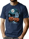 253 Halloween Night T-Shirt for Men & Women, T-Shirts Graphic Tee - Navy