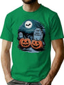 253 Halloween Night T-Shirt for Men & Women, T-Shirts Graphic Tee - Green
