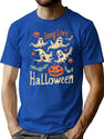 255 Long Live Halloween T-Shirt for Men & Women, T-Shirts Graphic Tee - Blue