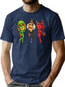 258 Trick Or Treat Pin-Ups - Yellow T-Shirt for Men & Women, T-Shirts Graphic Tee - Navy