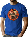 26 Vintage Halloween Witch T-Shirt for Men & Women, T-Shirts Graphic Tee - Blue