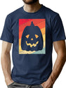 261 Vintage Halloween Pumpkin - Funny Halloween Gift T-Shirt for Men & Women, T-Shirts Graphic Tee - Navy