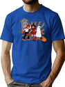 264 Retro Halloween T-Shirt for Men & Women, T-Shirts Graphic Tee - Blue
