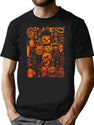 267 Halloween Vintage Art T-Shirt for Men & Women, T-Shirts Graphic Tee - Black