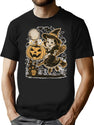 270 Happy Halloween Witch T-Shirt for Men & Women, T-Shirts Graphic Tee - Black