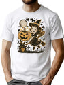 270 Happy Halloween Witch T-Shirt for Men & Women, T-Shirts Graphic Tee - White