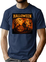 271 Classic Halloween T-Shirt for Men & Women, T-Shirts Graphic Tee - Navy