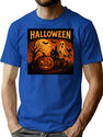 271 Classic Halloween T-Shirt for Men & Women, T-Shirts Graphic Tee - Blue