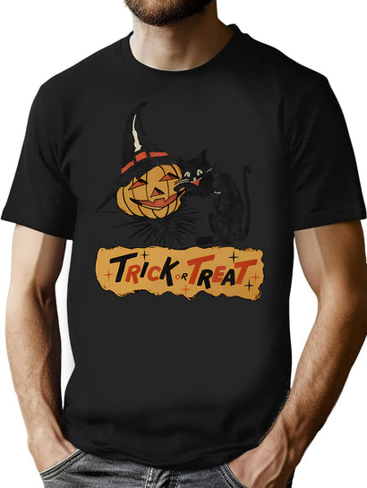 273 Trick Or Treat Ya T-Shirt for Men & Women, T-Shirts Graphic Tee - Black