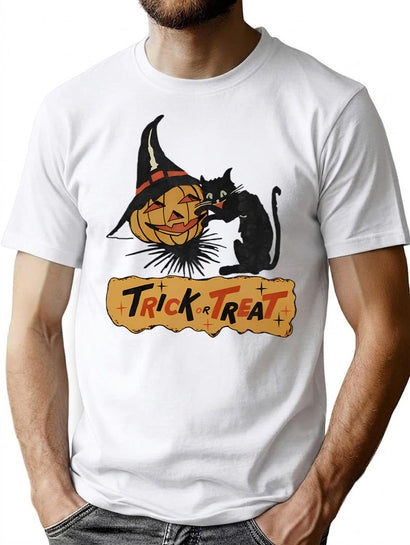 273 Trick Or Treat Ya T-Shirt for Men & Women, T-Shirts Graphic Tee - Black