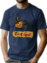 273 Trick Or Treat Ya T-Shirt for Men & Women, T-Shirts Graphic Tee - Navy