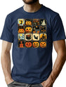 277 Embrace The Spooky Season With Vintage Halloween Designs T-Shirt for Men & Women, T-Shirts Graphic Tee - Navy