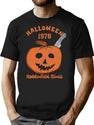 279 Halloween 1978 Jackolantern Haddonfield Illinois T-Shirt for Men & Women, T-Shirts Graphic Tee - Black