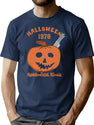 279 Halloween 1978 Jackolantern Haddonfield Illinois T-Shirt for Men & Women, T-Shirts Graphic Tee - Navy