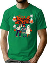 282 Vintage Halloween Trick Or Treat T-Shirt for Men & Women, T-Shirts Graphic Tee - Green