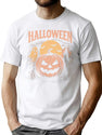 288 Vintage Pumpkin Scene Halloween Classic T-Shirt T-Shirt for Men & Women, T-Shirts Graphic Tee - White