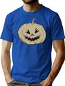 295 Halloween Pumpkeen T-Shirt for Men & Women, T-Shirts Graphic Tee - Blue