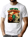 300 Happy Happy Halloween T-Shirt for Men & Women, T-Shirts Graphic Tee - White