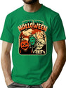 300 Happy Happy Halloween T-Shirt for Men & Women, T-Shirts Graphic Tee - Green
