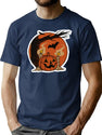 303 Halloween - Pumpkin T-Shirt for Men & Women, T-Shirts Graphic Tee - Navy