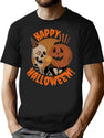 308 Happy Halloween Celebration Gift Halloween Day Thanksgiving Christmas Day T-Shirt for Men & Women, T-Shirts Graphic Tee - Black