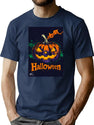 314 Jack-O-Lantern T-Shirt for Men & Women, T-Shirts Graphic Tee - Navy