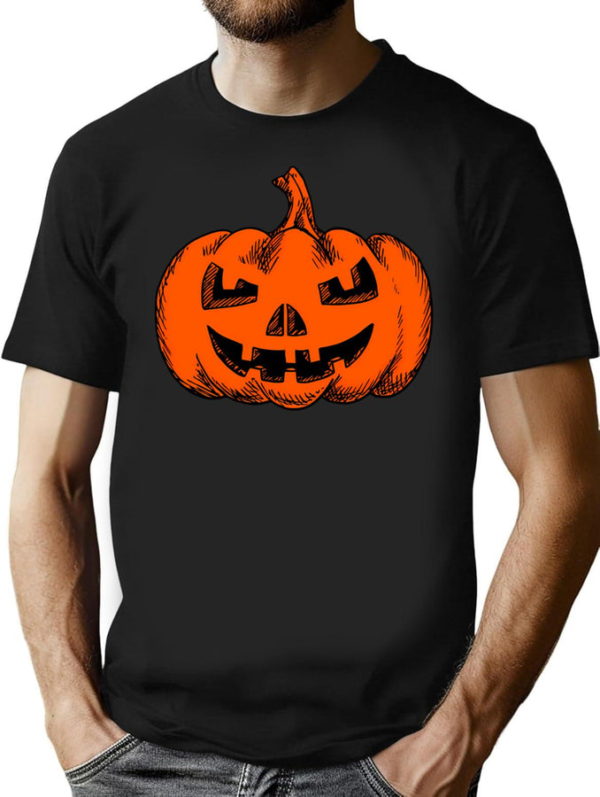315 Jack O Lantern T-Shirt for Men & Women, T-Shirts Graphic Tee - Black