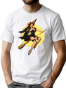 317 Vintage Pin Up Witch Halloween Pinup Girl Funny T-Shirt for Men & Women, T-Shirts Graphic Tee - White