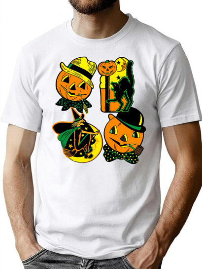 32 Vintage Halloween T-Shirt for Men & Women, T-Shirts Graphic Tee - Black