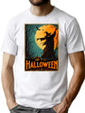 320 Halloween Scarecrow Poster T-Shirt for Men & Women, T-Shirts Graphic Tee - White