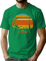 322 Retro Happy Halloween T-Shirt for Men & Women, T-Shirts Graphic Tee - Green