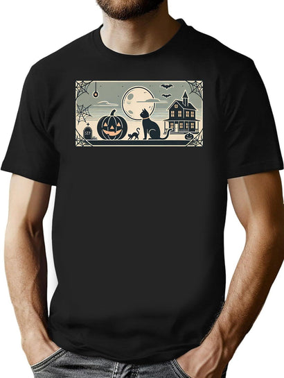325 Whispers Of Halloween T-Shirt for Men & Women, T-Shirts Graphic Tee - Black