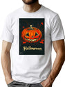 335 Jack-O-Lantern T-Shirt for Men & Women, T-Shirts Graphic Tee - White