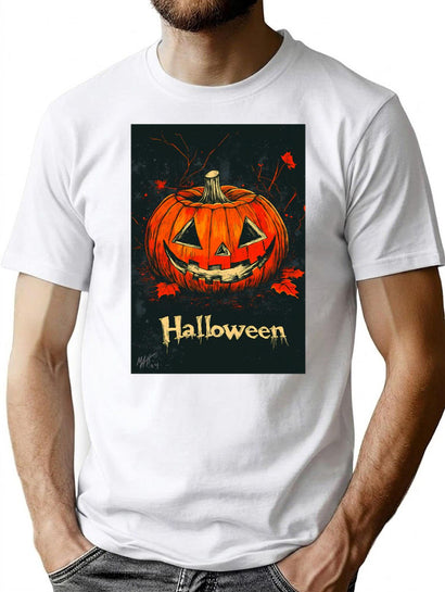 335 Jack-O-Lantern T-Shirt for Men & Women, T-Shirts Graphic Tee - Black