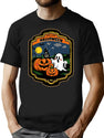 339 Halloween Pumpkin Vintage T-Shirt for Men & Women, T-Shirts Graphic Tee - Black