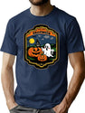 339 Halloween Pumpkin Vintage T-Shirt for Men & Women, T-Shirts Graphic Tee - Navy