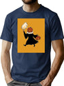 343 Trick R' Treat T-Shirt for Men & Women, T-Shirts Graphic Tee - Navy