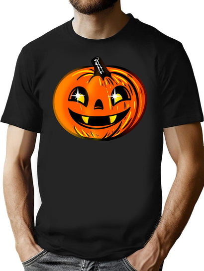 347 Pretty Pumpkin T-Shirt for Men & Women, T-Shirts Graphic Tee - Black