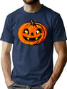 347 Pretty Pumpkin T-Shirt for Men & Women, T-Shirts Graphic Tee - Navy