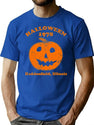 348 Halloween 1978 Holiday Spooky Gift Myers Pumpkin Haddonfield T-Shirt for Men & Women, T-Shirts Graphic Tee - Blue