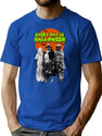 350 Vintage Creepy Halloween T-Shirt for Men & Women, T-Shirts Graphic Tee - Blue