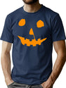 358 Halloween Movie Jack-O'-Lantern T-Shirt for Men & Women, T-Shirts Graphic Tee - Navy