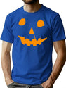 358 Halloween Movie Jack-O'-Lantern T-Shirt for Men & Women, T-Shirts Graphic Tee - Blue