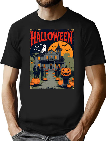 366 Halloween T-Shirt for Men & Women, T-Shirts Graphic Tee - Black
