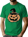 37 Vintage - Halloween - Pumpkin T-Shirt for Men & Women, T-Shirts Graphic Tee - Green