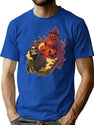 373 Halloween Party T-Shirt for Men & Women, T-Shirts Graphic Tee - Blue